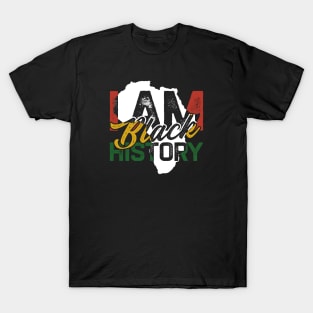 I am black history - black history month T-Shirt